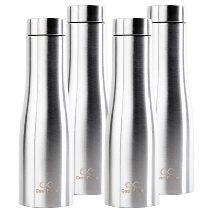 Cost Price | Stainless Steel Water Bottle 1 litre | Food grade SS - 304 (BIS certified) | Water bottle for Office, Home, Kids and Outdoors | Light, Durable and Leak-proof | Single Wall (4)